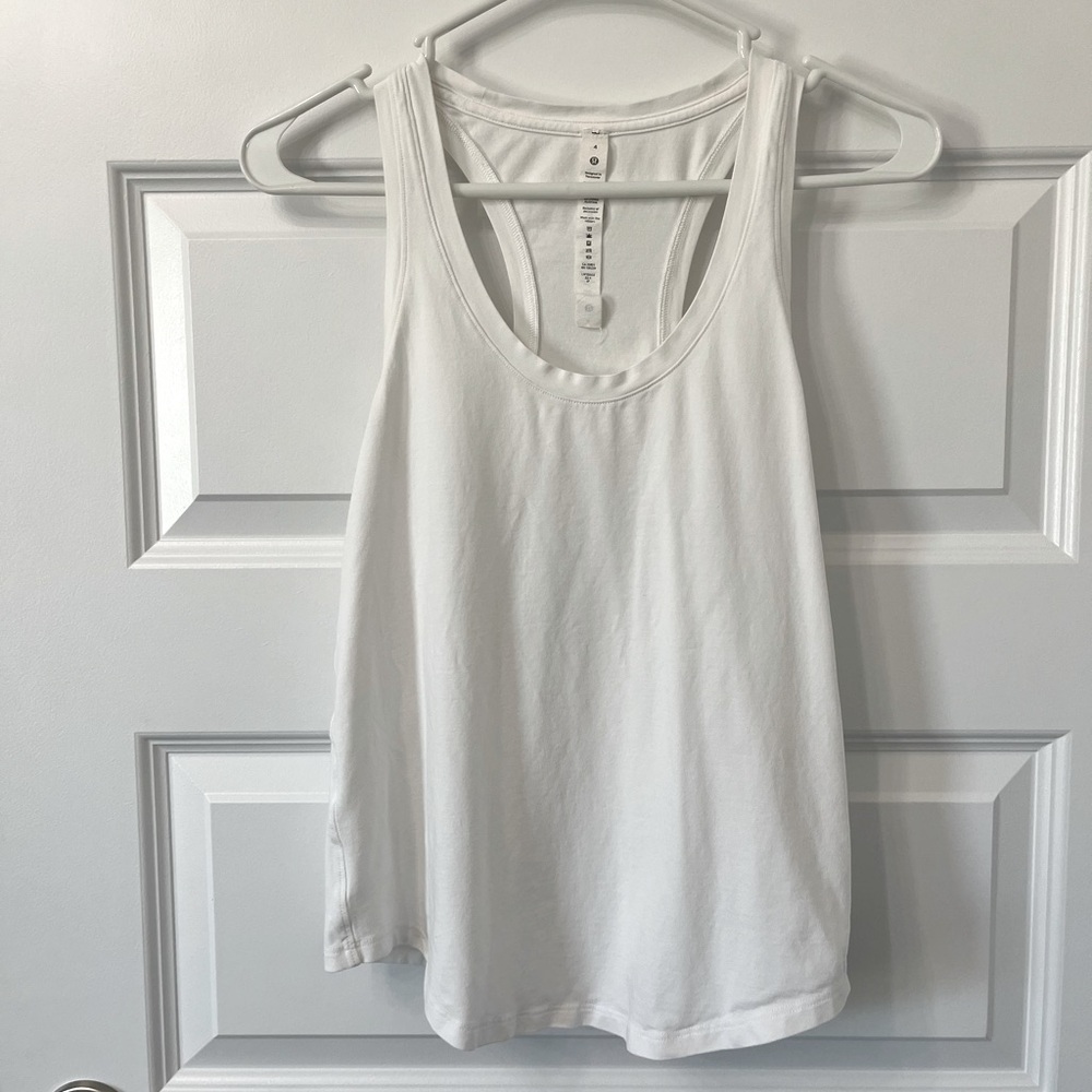 White Lululemon Tank